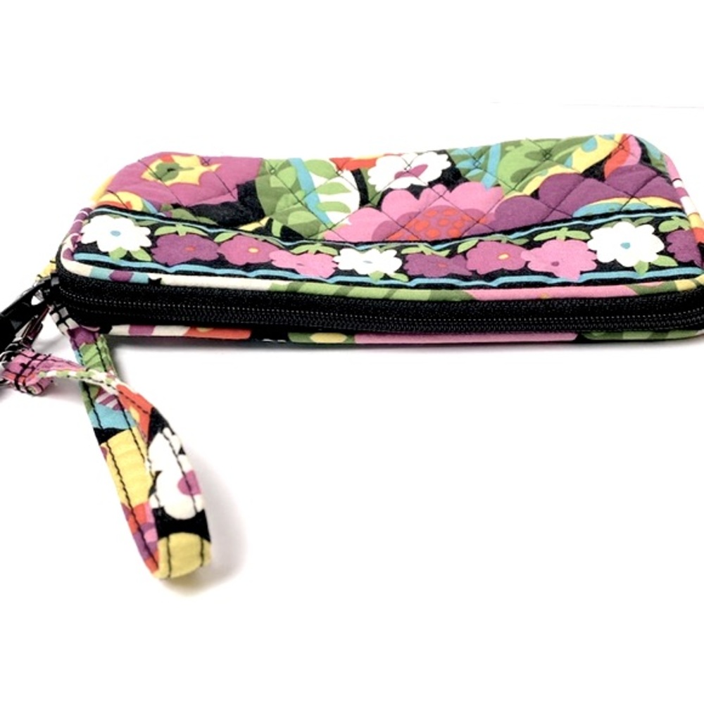 Vera Bradley Wristlet Wallet Va Va Bloom Bold Floral - Picture 4 of 13